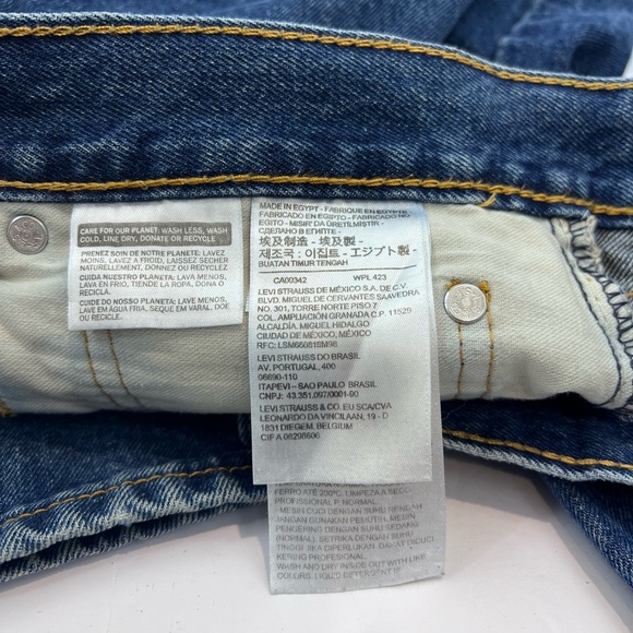 LEVI’S 505, ALMOST NEW, WAIST 38 LENGTH 30, BLUE COLOR, FRONT ZIPPER, 100%COTTON - Picture 10 of 13